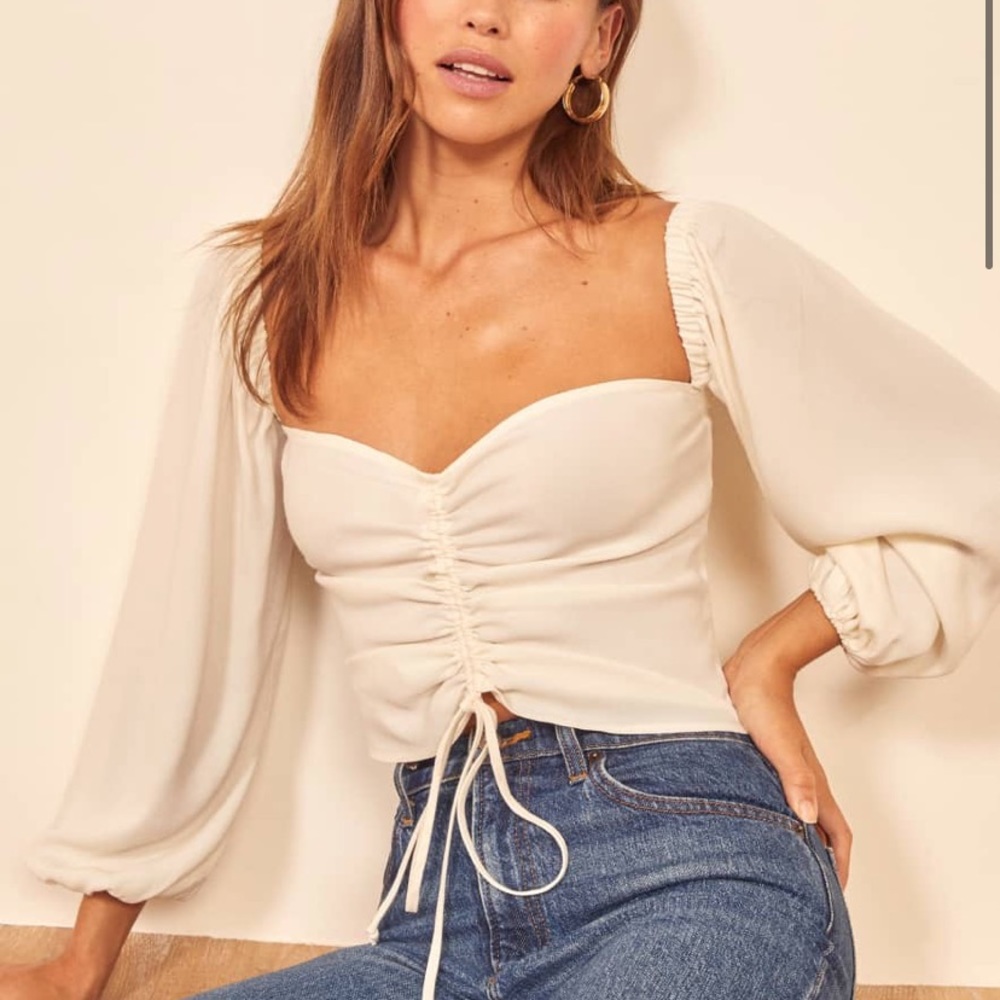 Reformation Desmond Crop Size 2 NEW $148